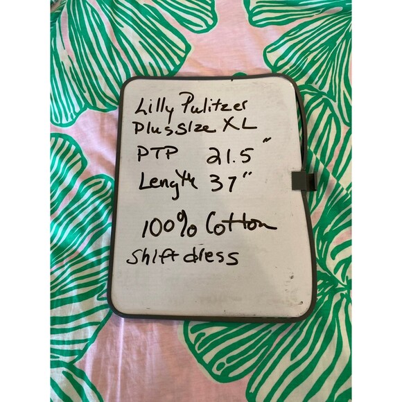 Lilly Pulitzer Ross Shift Dress Size XL Who Let The Fronds out Mandevilla Baby - Picture 11 of 11